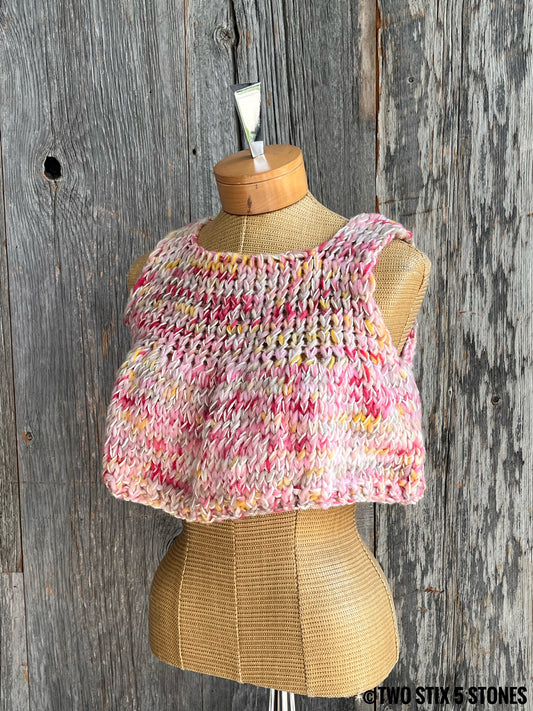 Crop Handknit Slipover