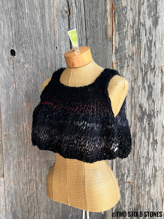 Crop Handknit Slipover