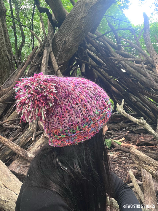Luxe Beanie w/Funky Pom Pom