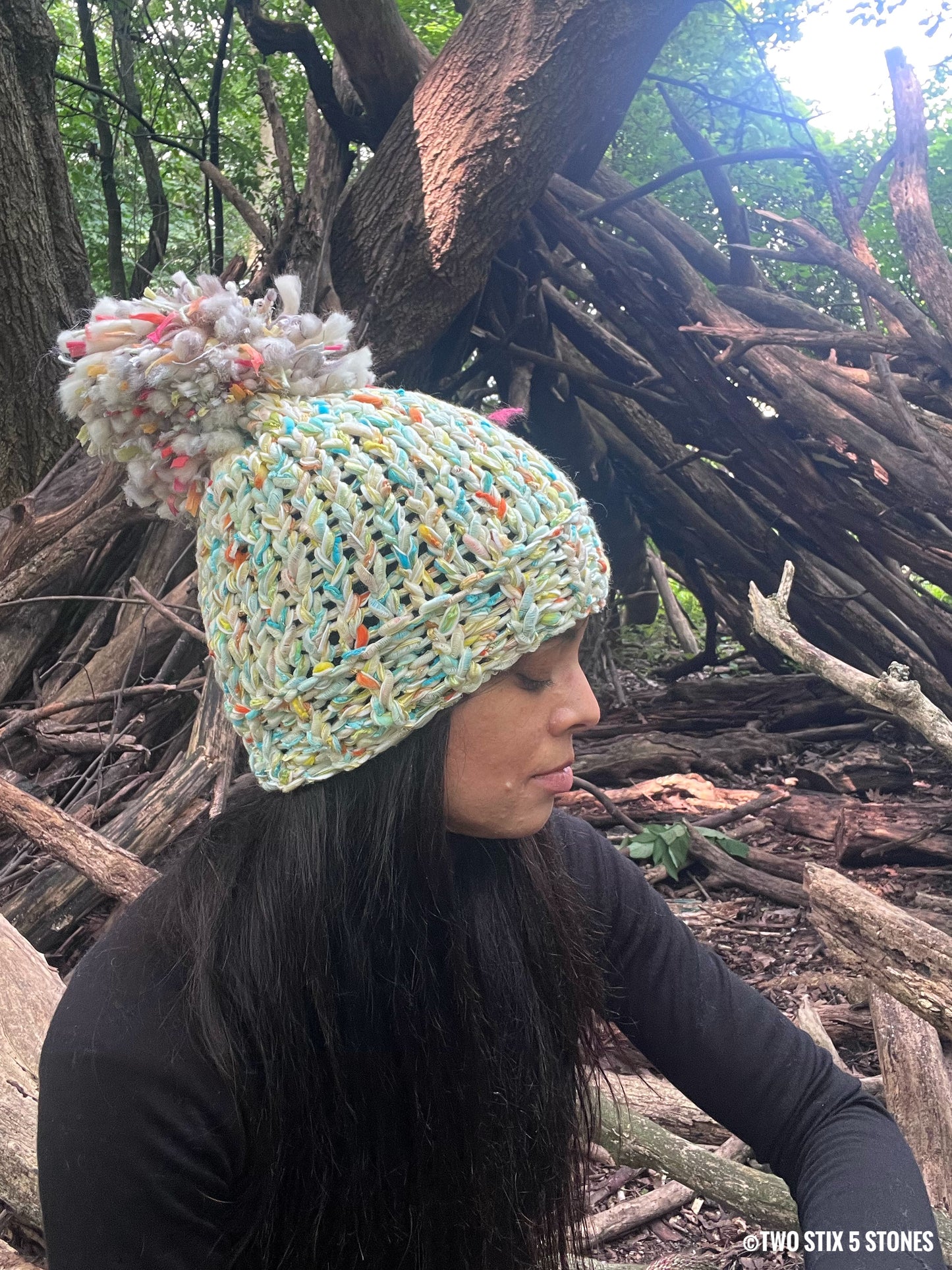 Luxe Beanie w/Funky Pom Pom