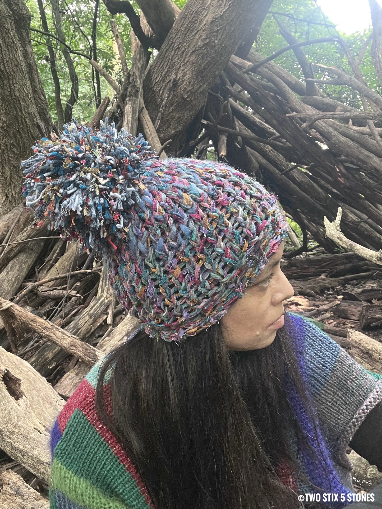 Luxe Beanie w/Funky Pom Pom