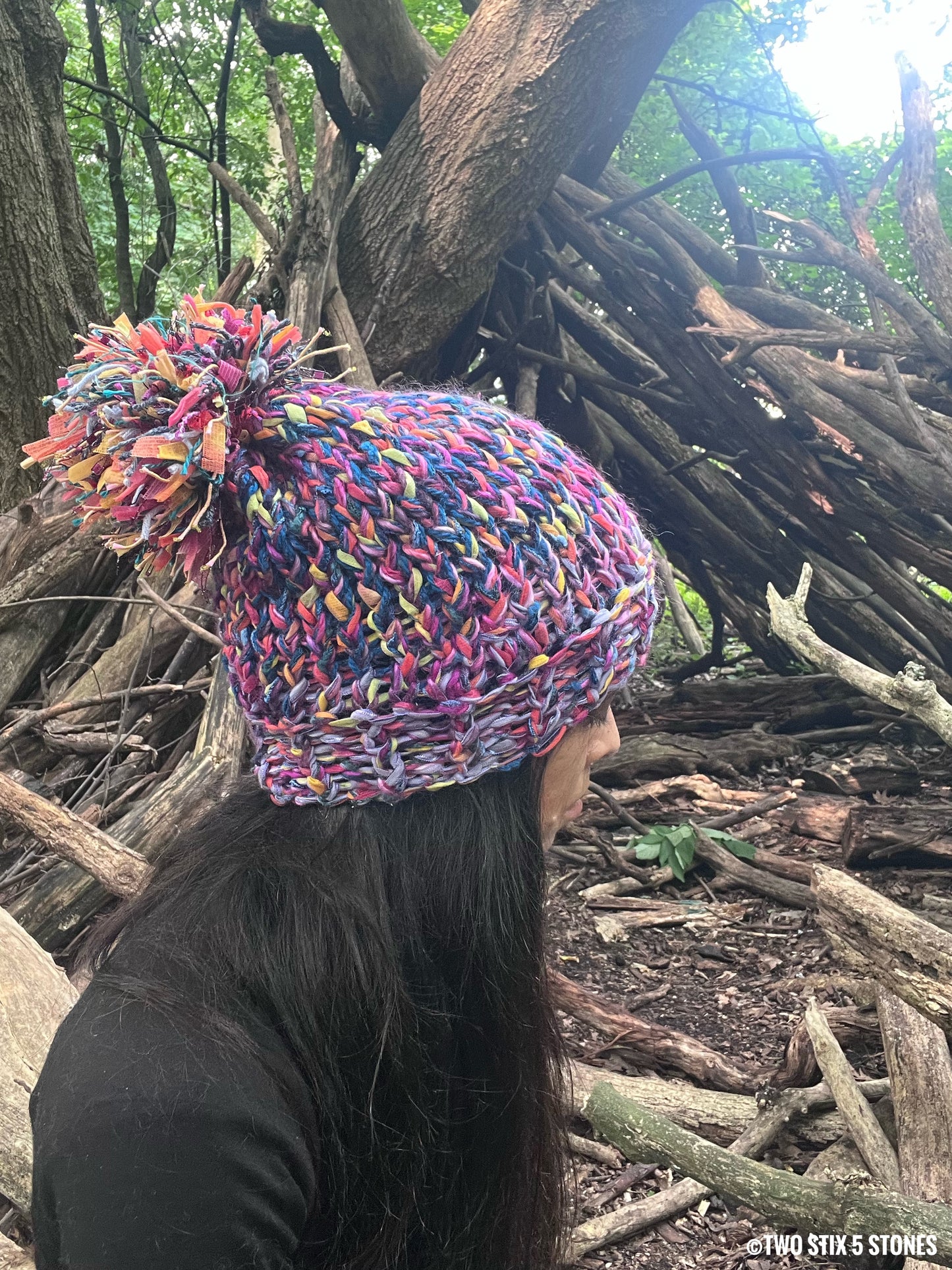 Luxe Beanie w/Funky Pom Pom