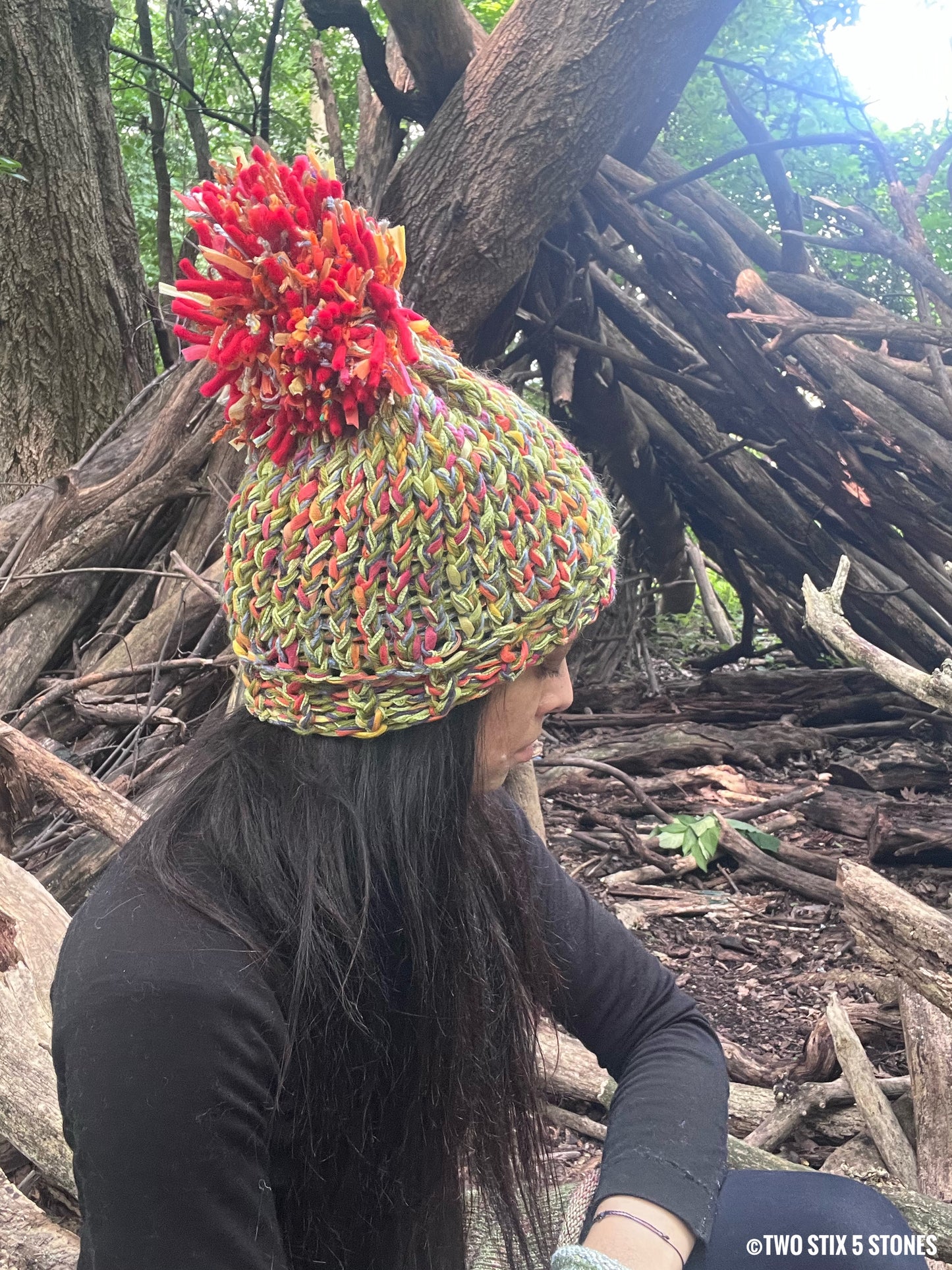 Luxe Beanie w/Funky Pom Pom