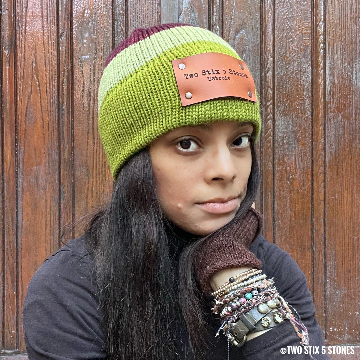 Two Stix 5 Stones Detroit Beanie