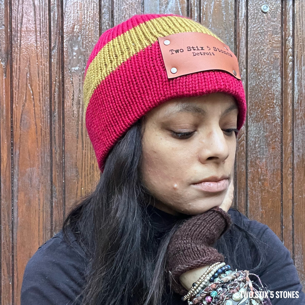 Two Stix 5 Stones Detroit Beanie