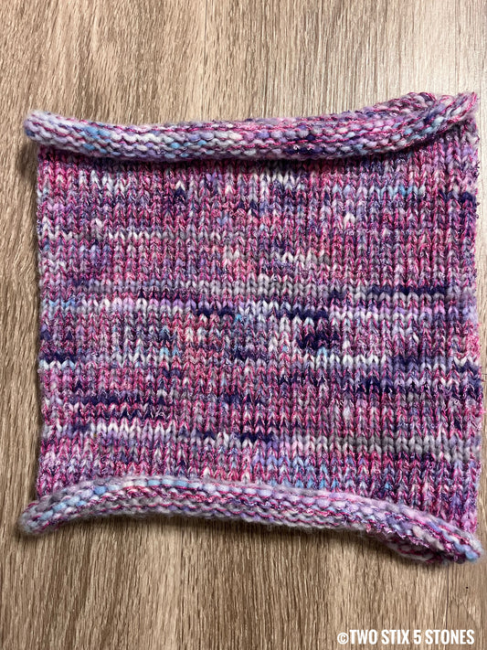 Lavender Pink Tweed Cowl/Neckwarmer