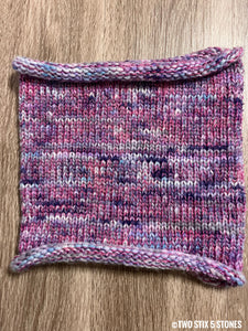 Lavender Pink Tweed Cowl/Neckwarmer