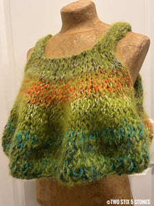 Green Tweed Slipover