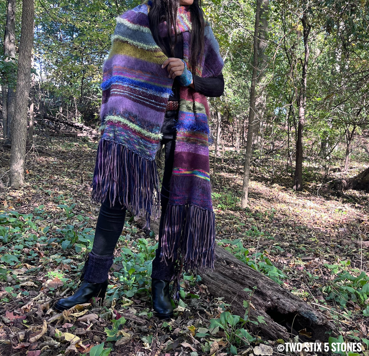 Exquisite *Reimagined Scarf* w/Fringe
