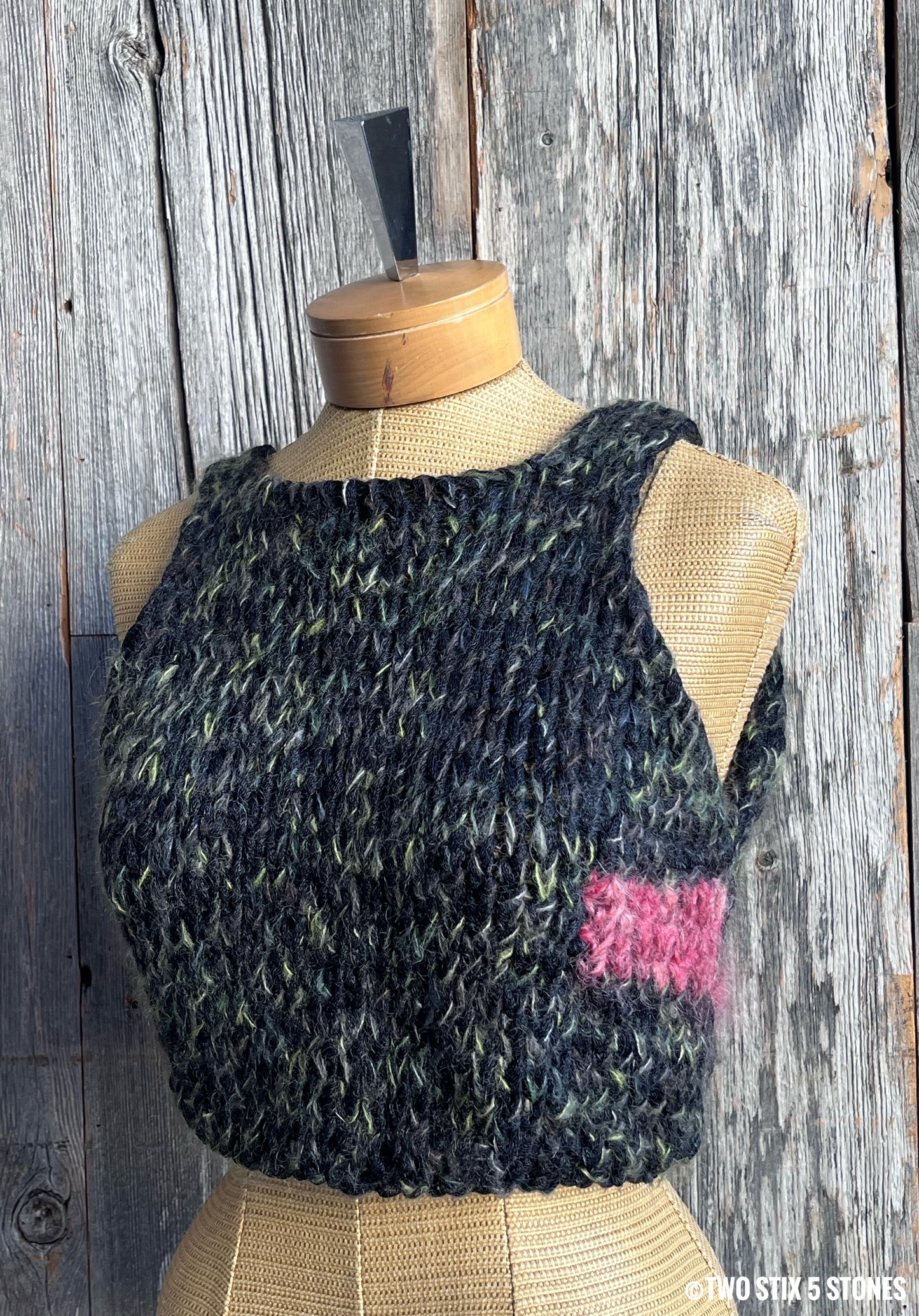Crop Handknit Slipover