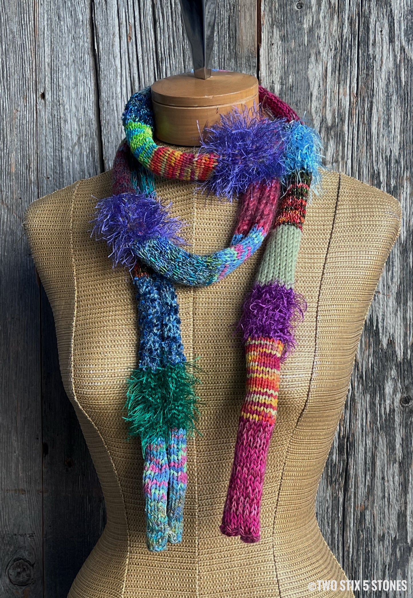 Funky Skinny Scarf