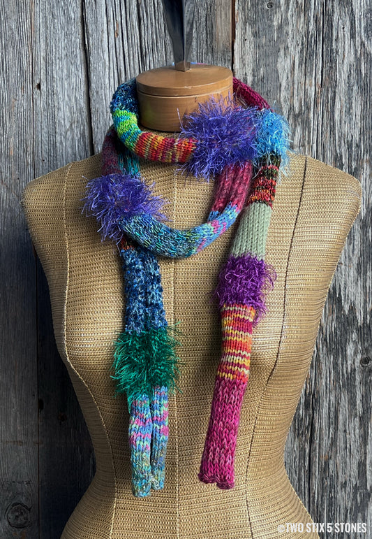 Funky Skinny Scarf