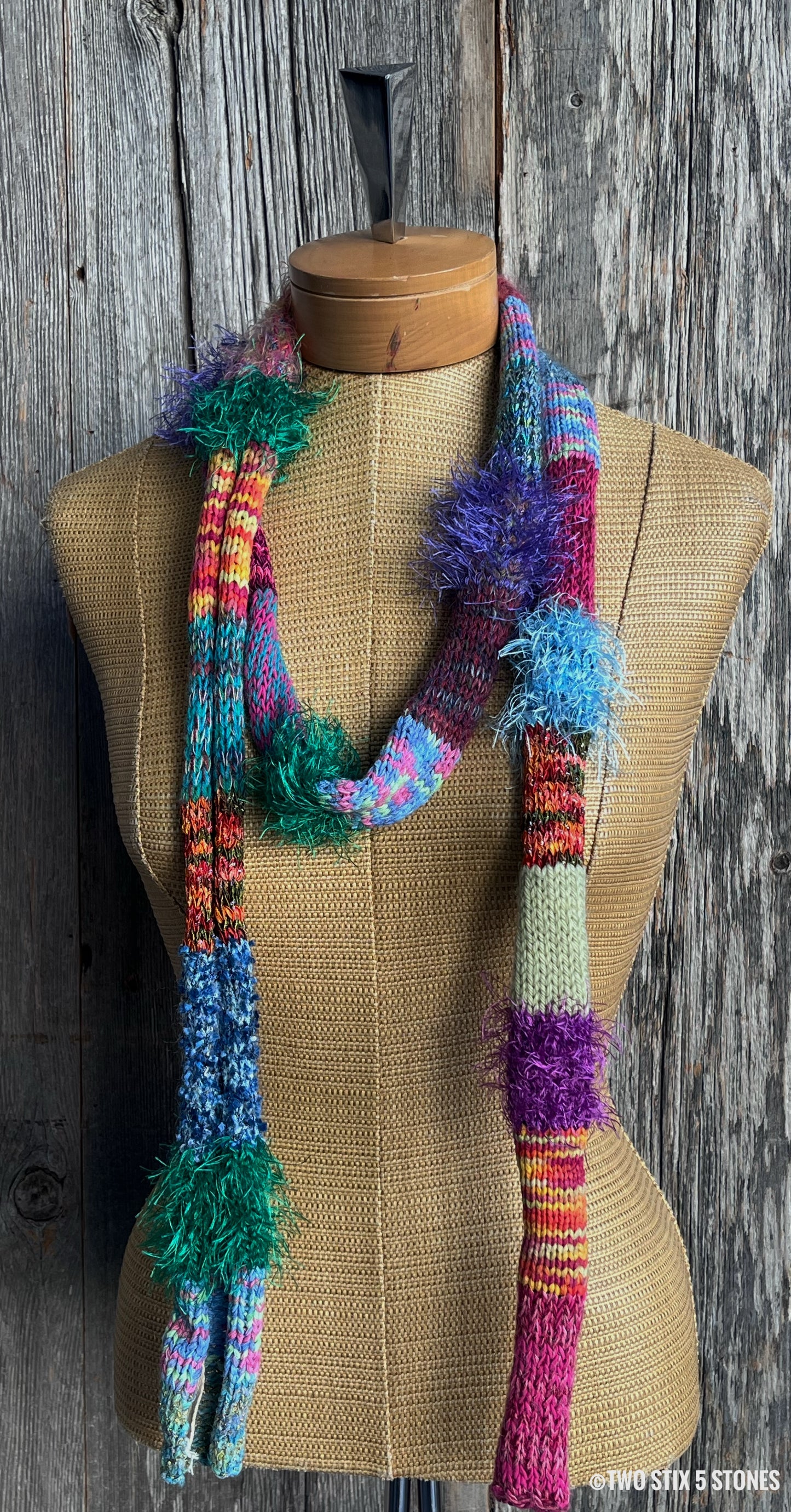 Funky Skinny Scarf