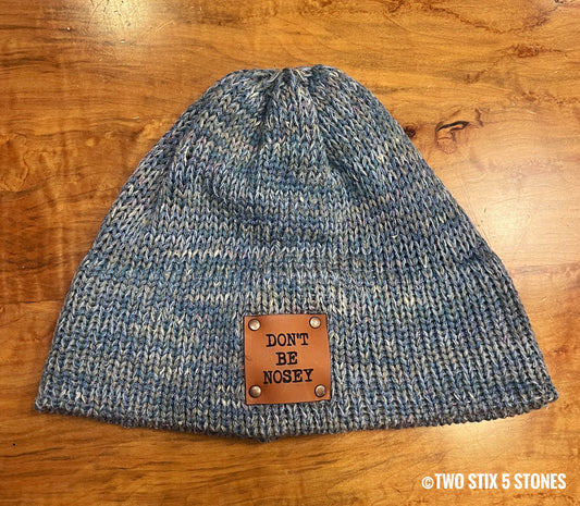 Don’t Be Nosey Beanie (Very Generous/Large)