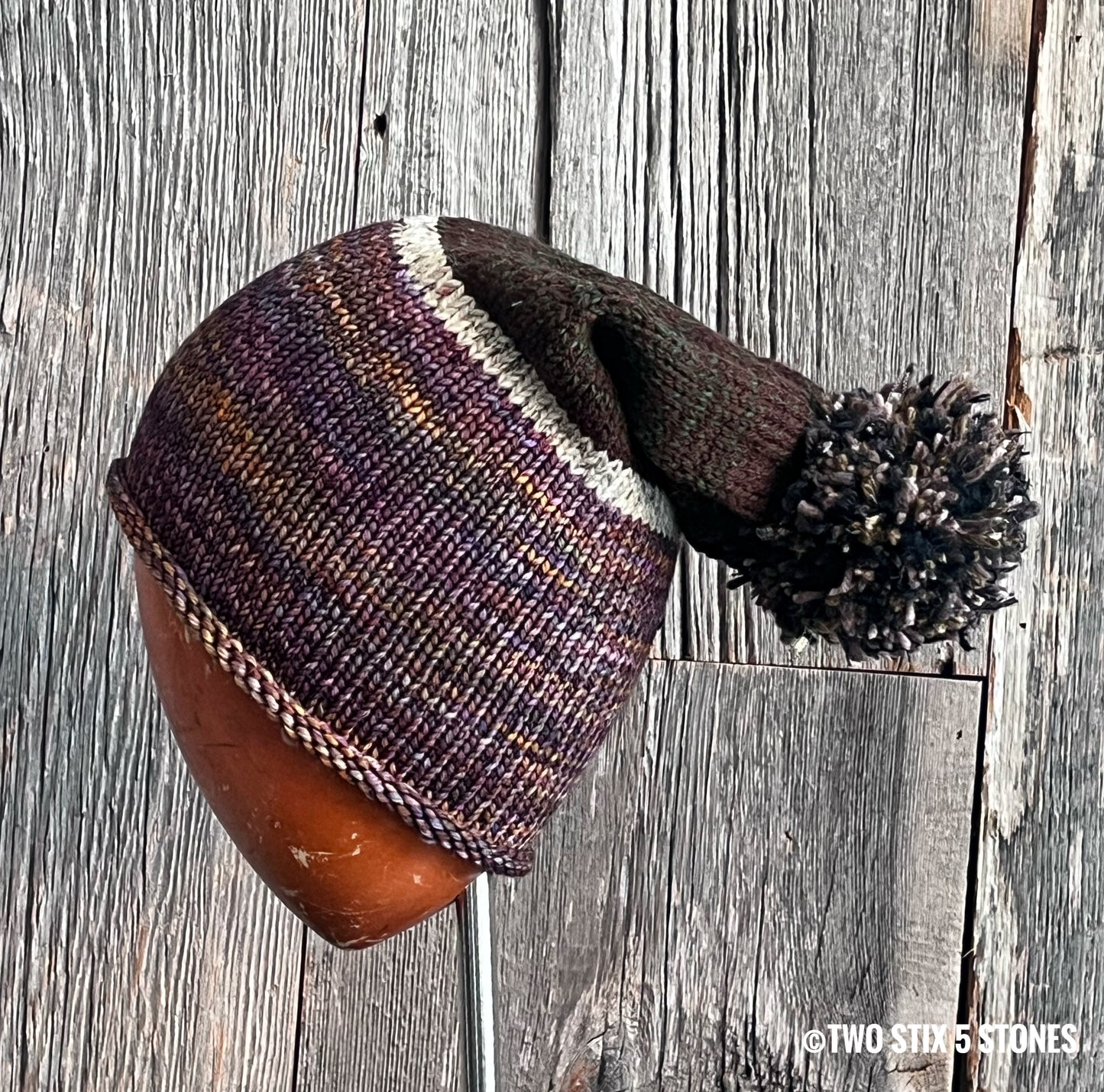 Luxe Slouchy Beanie w/Funky Pom Pom