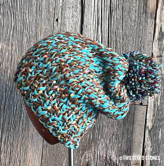 Luxe Beanie w/Funky Pom Pom