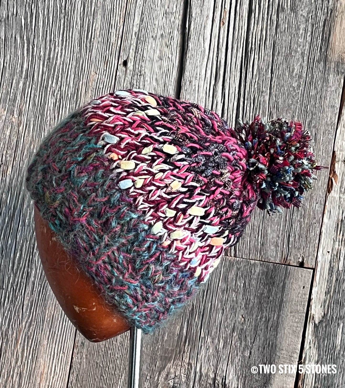 Luxe Beanie w/Funky Pom Pom