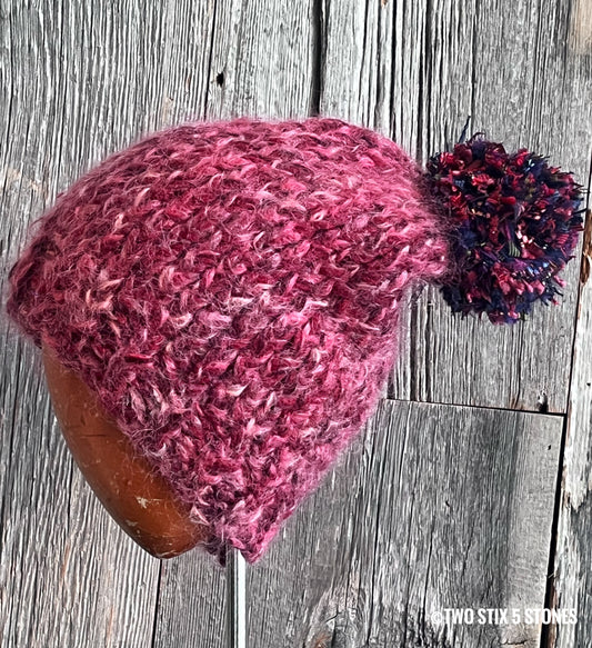 Luxe Beanie w/Funky Pom Pom