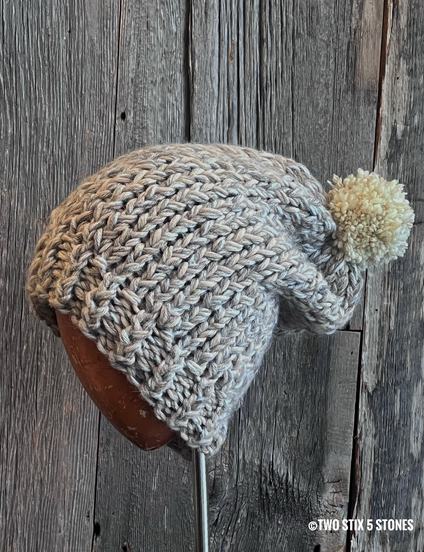 Luxe Beanie w/Funky Pom Pom