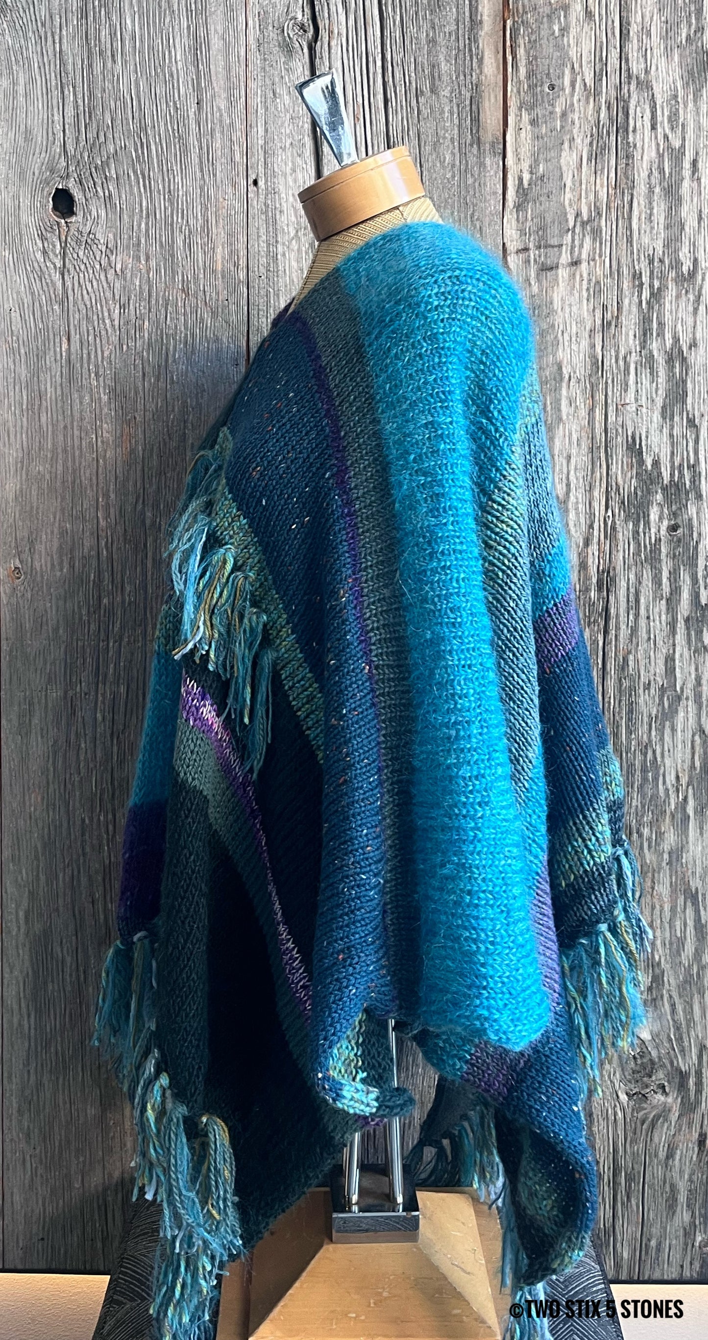 Luxe Long Knit Poncho