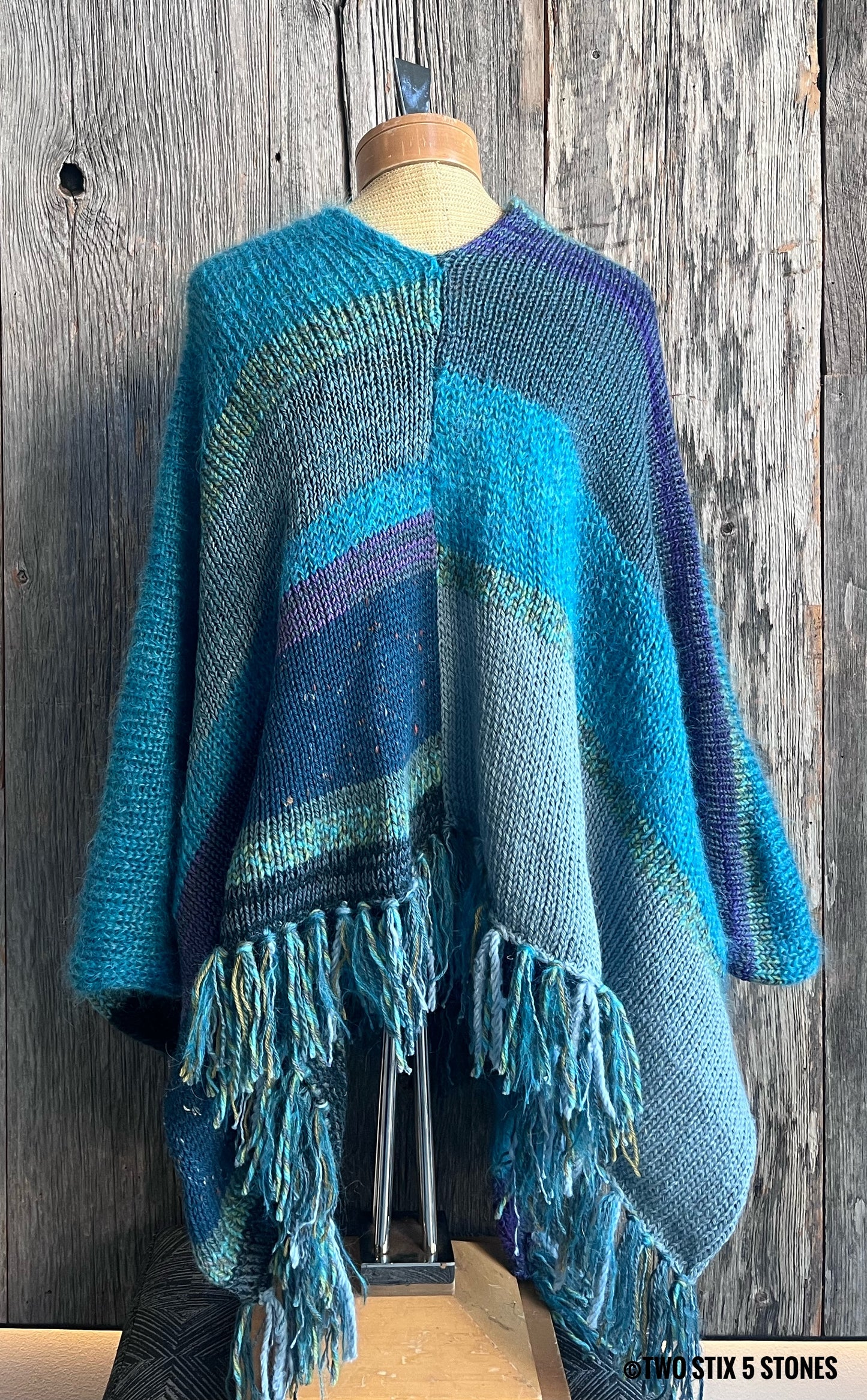 Luxe Long Knit Poncho