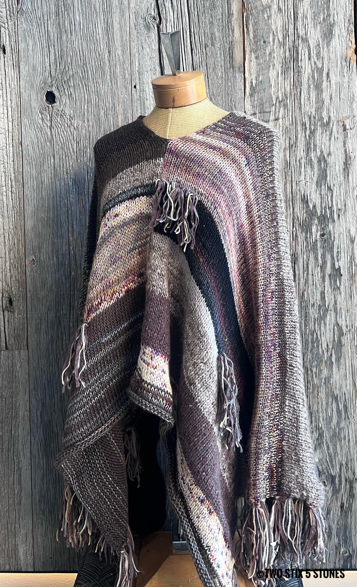 Luxe Long Knit Poncho