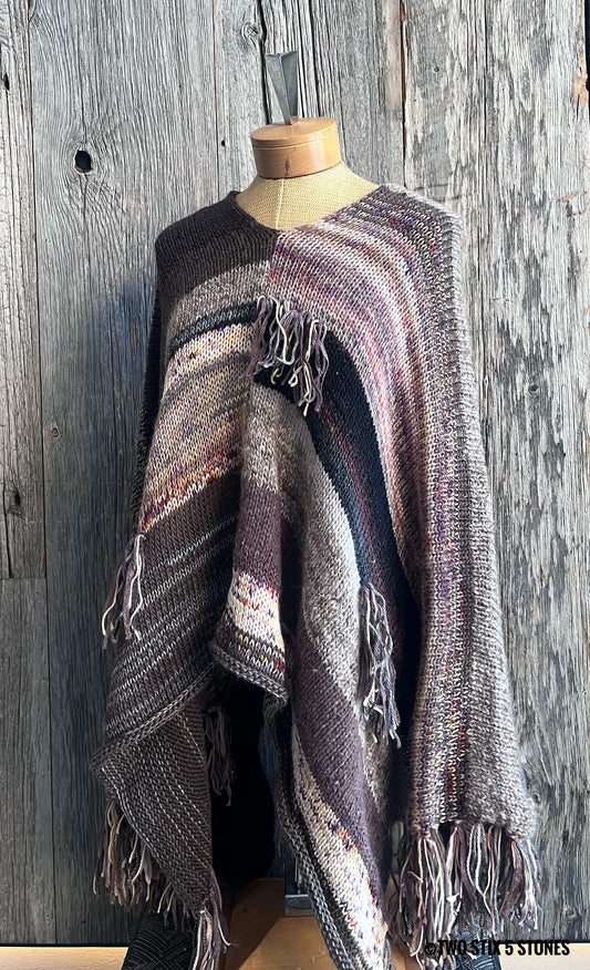 Luxe Long Knit Poncho
