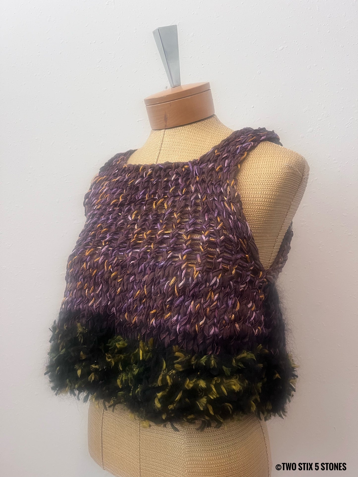 Crop Handknit Slipover