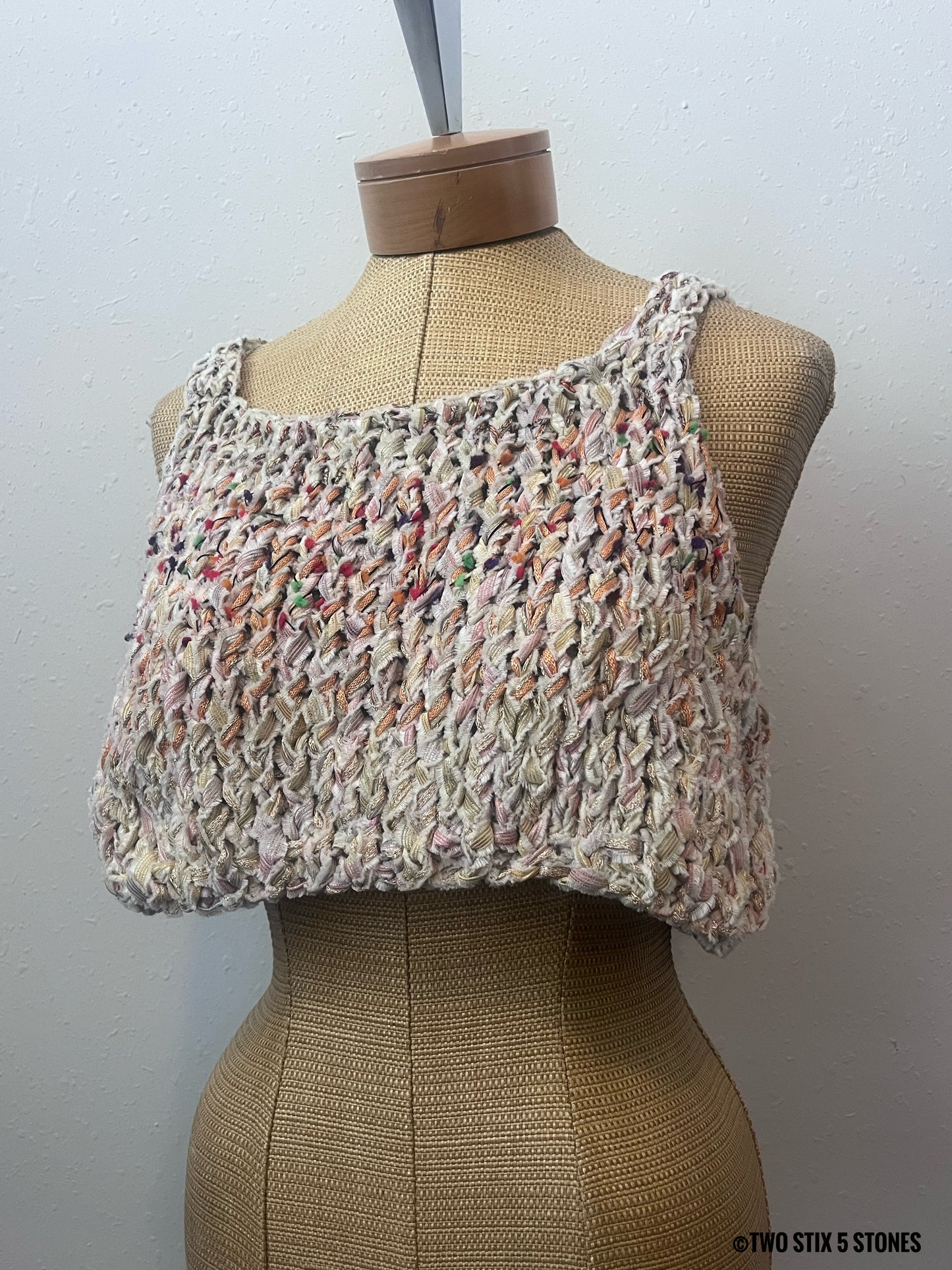 Crop Handknit Slipover