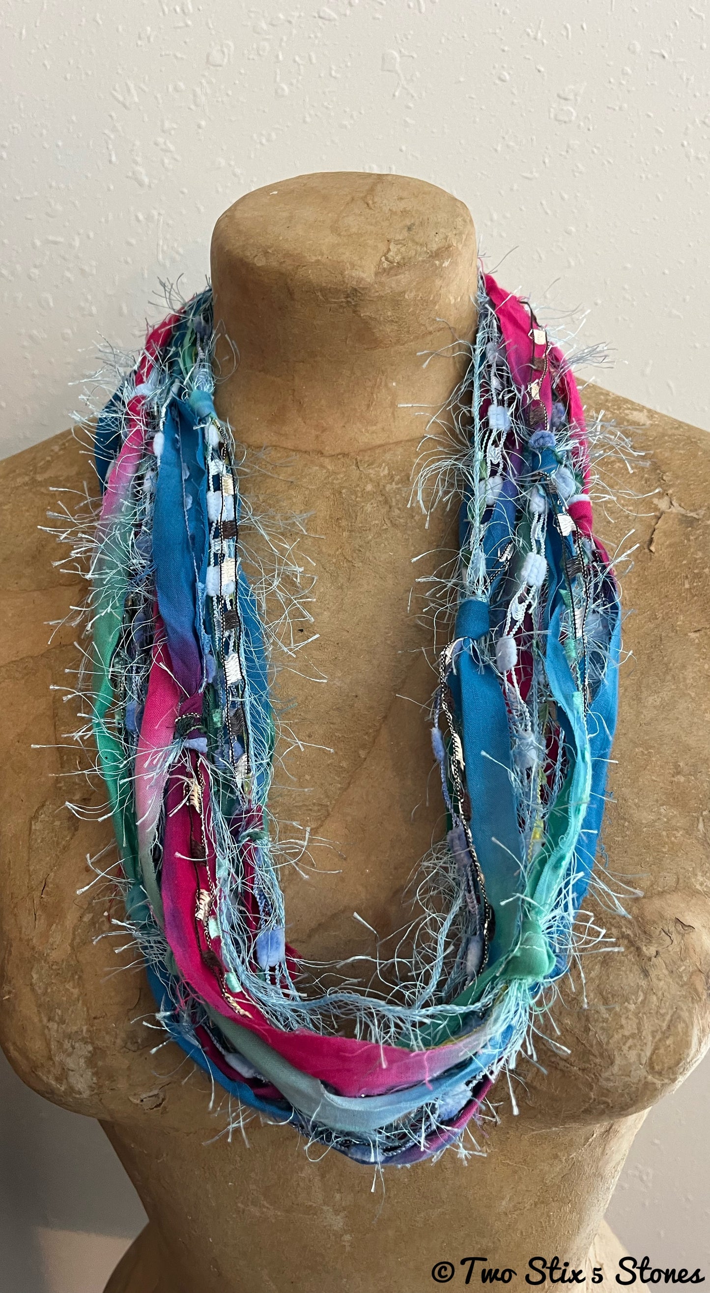 Fiber Necklace w/Band