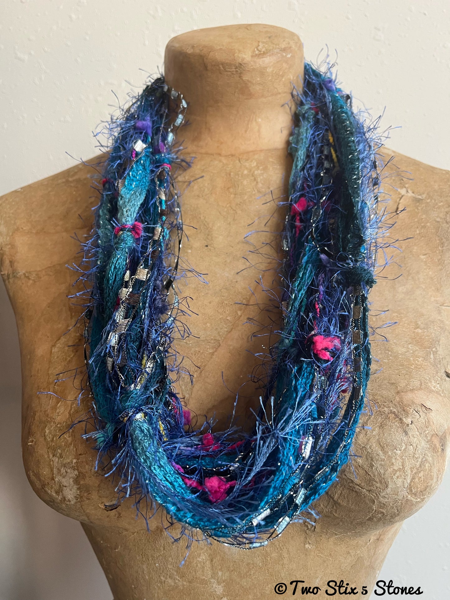 Fiber Necklace w/Band