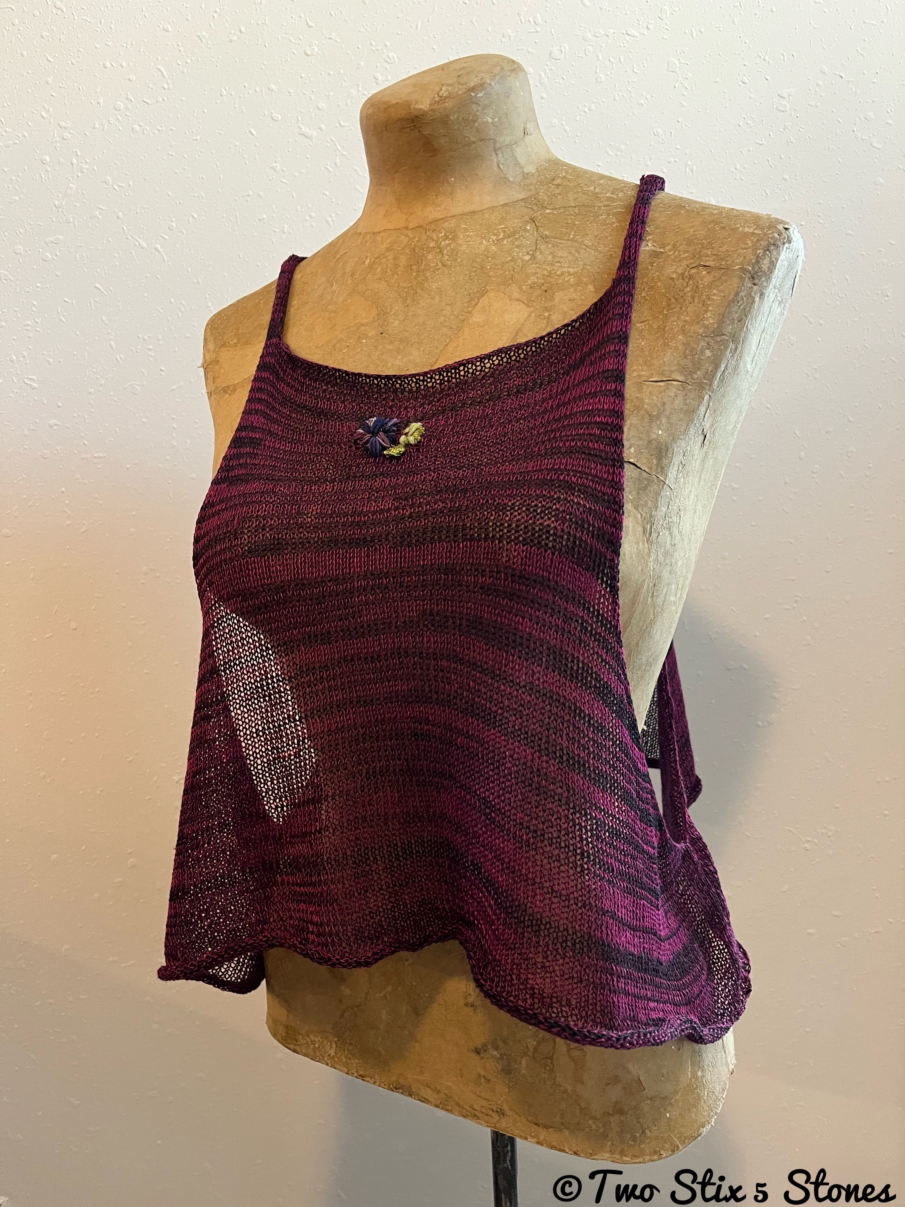 Wine Tweed Swing Top