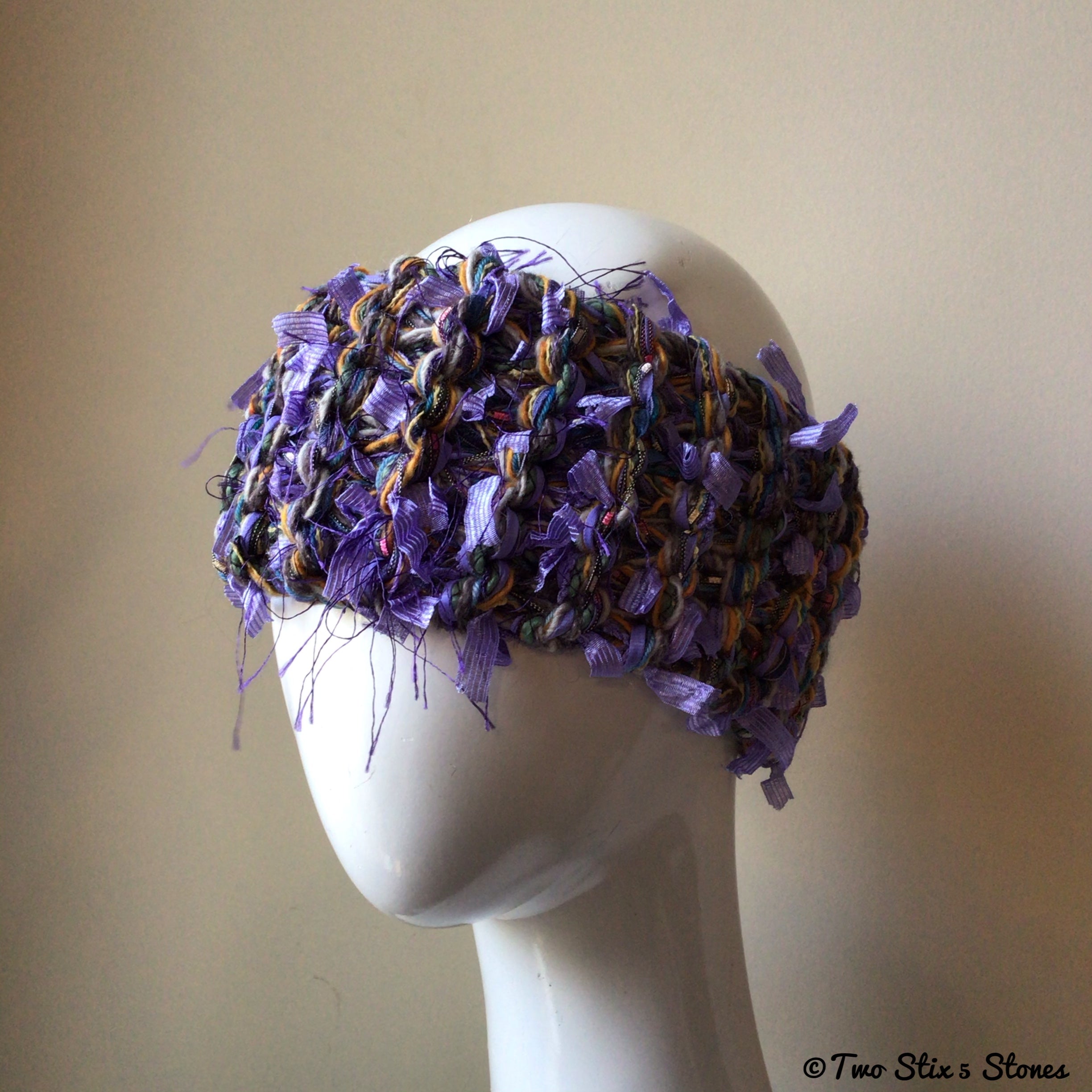 Lavender Tweed Headband