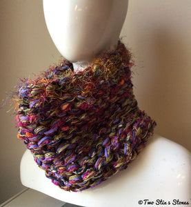 Exotic Hand Knit Cowl