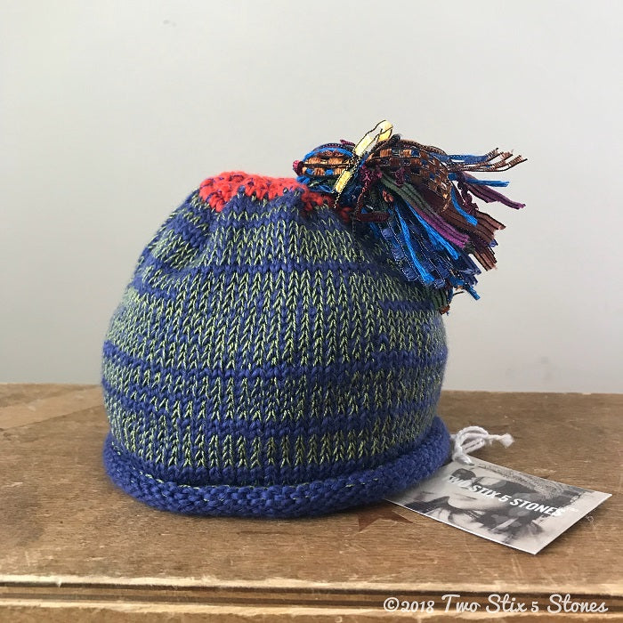 Blue Green/Red Baby Hat (BFC04)