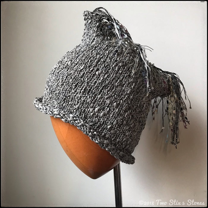 Grey Tweed *Funky Chic Hat*