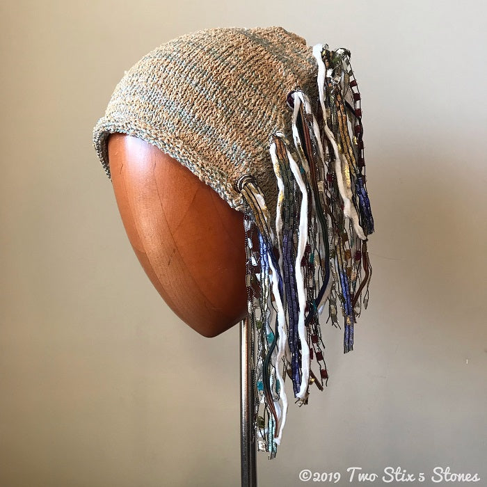 Beige Tweed Signature *Funky Chic Hat*