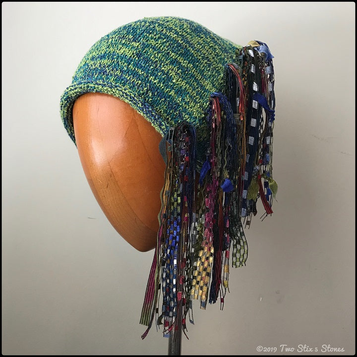 Green Tweed Signature *Funky Chic Hat*