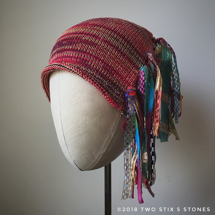 Red Tweed Signature *Funky Chic Hat* (FCNA2)