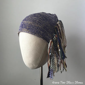 Brown & Purple Tweed *Funky Chic Hat* (FCNA29)