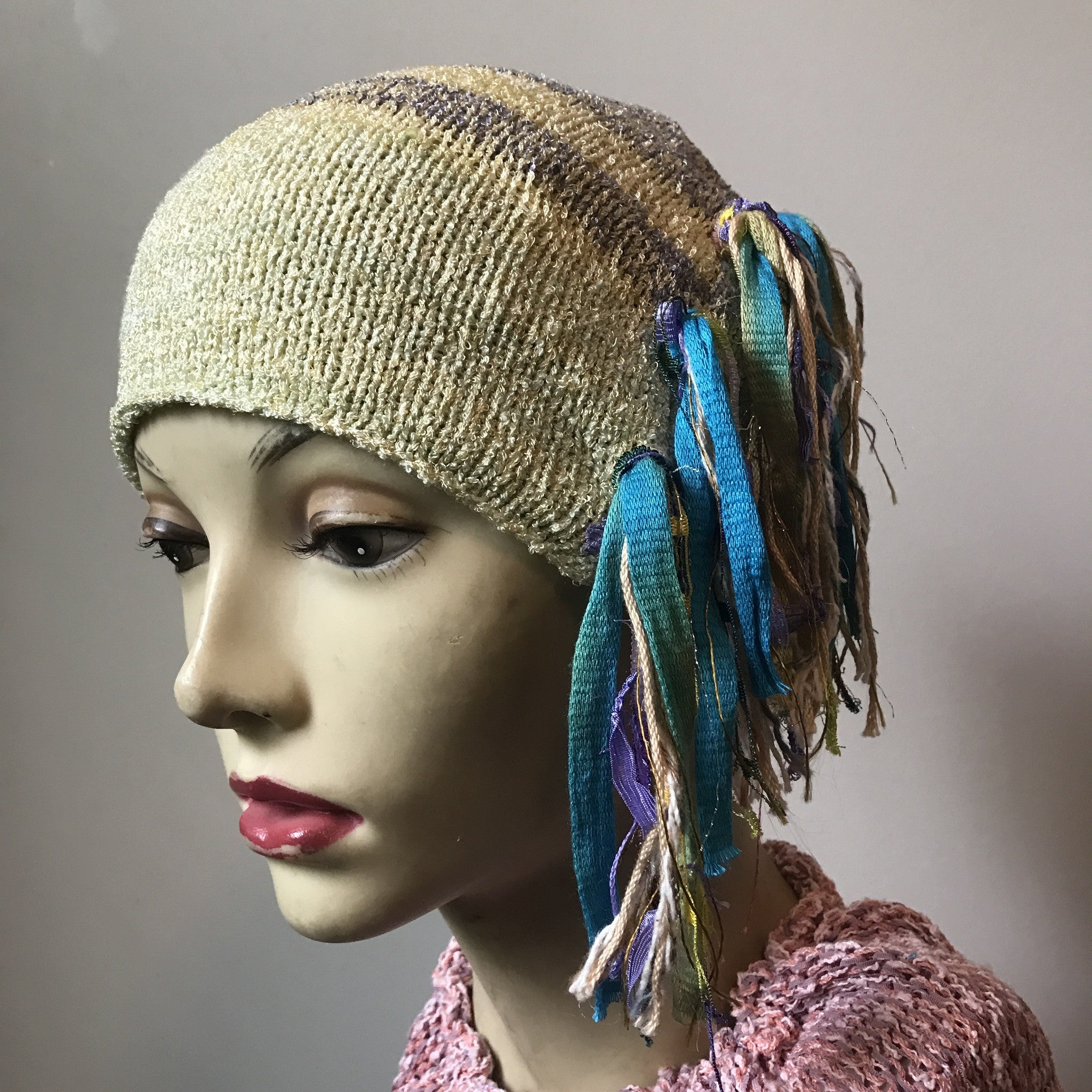 Pastel Tweed Funky Chic Hat (FH11)