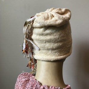 Cream Tweed *Funky Chic Hat* (FH13)