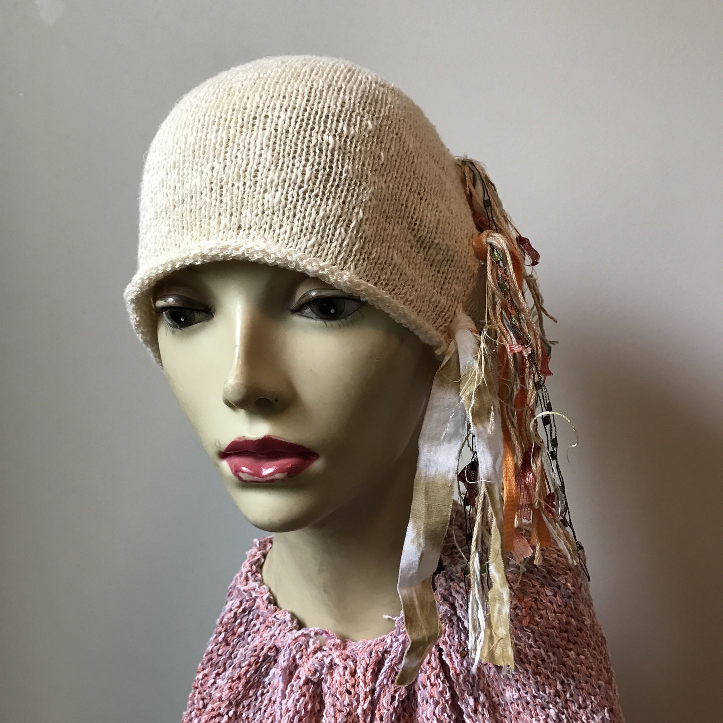 Cream Tweed *Funky Chic Hat* (FH13)