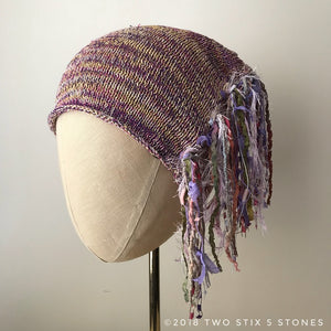 Lavender Tweed *Funky Chic Hat* (FH2)