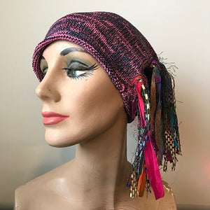 Pink Tweed *Funky Chic Hat* (FH78)