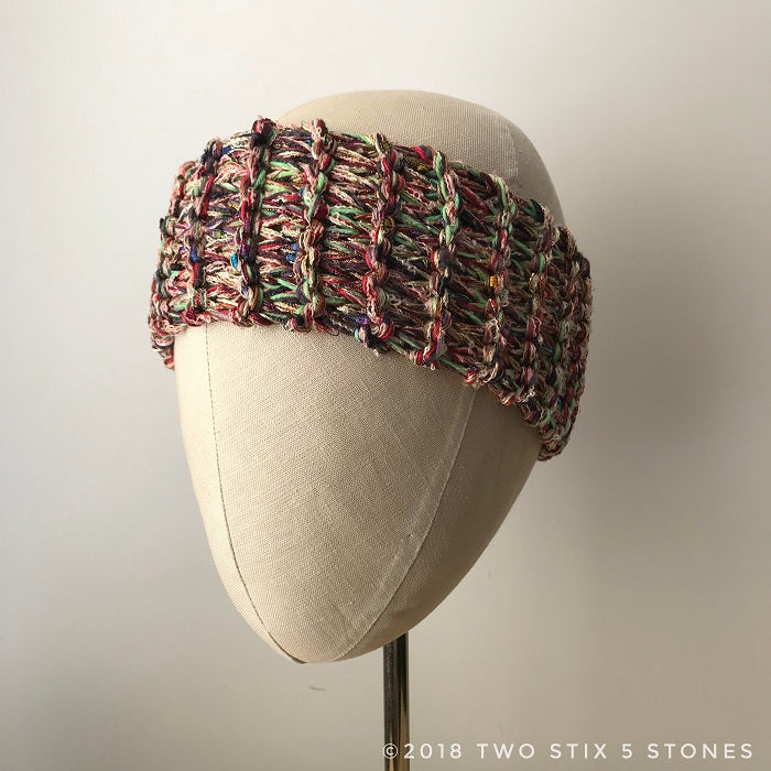 Red Multi-Tweed Headband (HB001)
