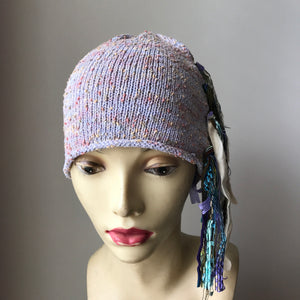 Lavender Tweed Funky Chic Hat, (FH24)