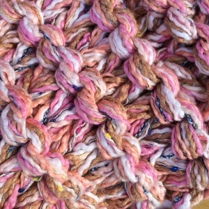 Pink Tweed Infinity Scarf