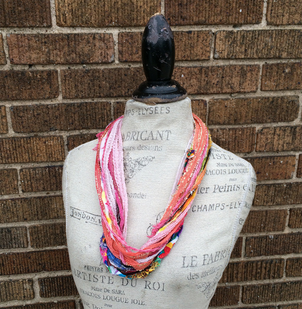 Colorful Fiber Necklace (N01)