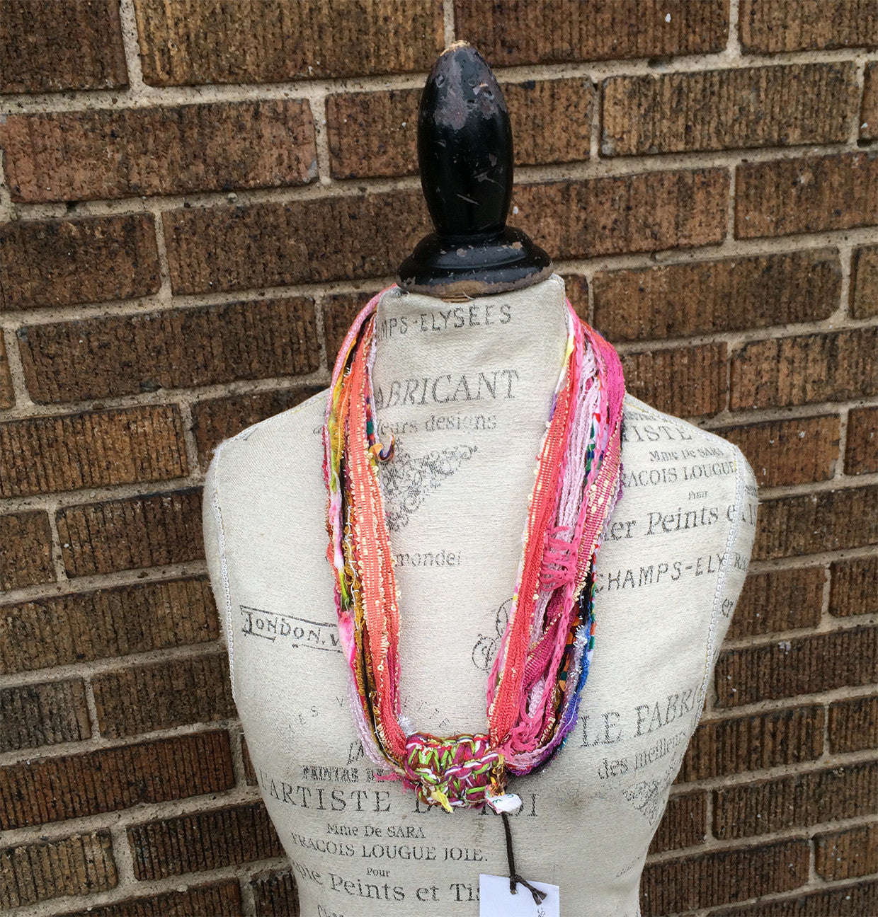 Colorful Fiber Necklace (N01)